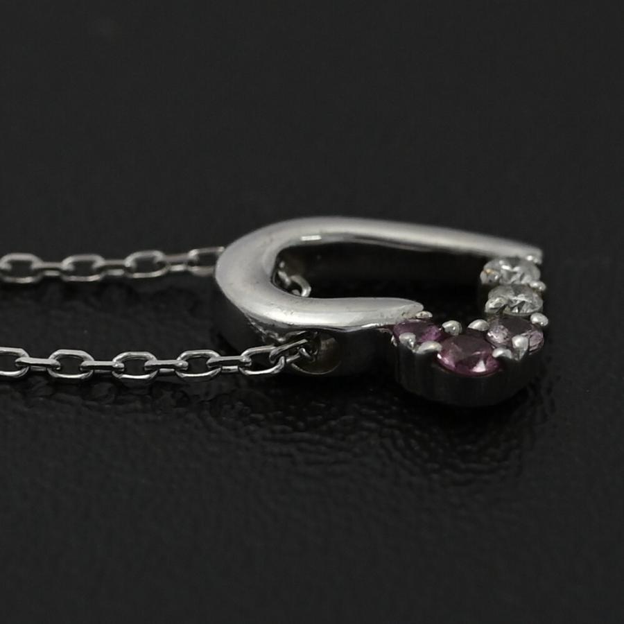 5P・ダイヤモンド・ダイヤモンドネックレス・ペンダント/K10WG/416-1.8