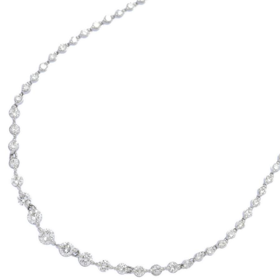 ラスト1点) 5ct/107P ダイヤモンド ユニフォーム ネックレス 