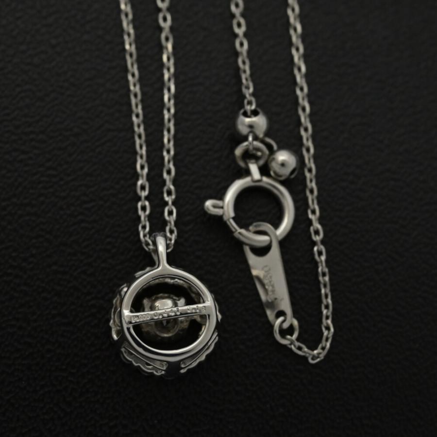 0.441ct FD:0.18ct ダンシングストーン 15P ダイヤモンド ネックレス