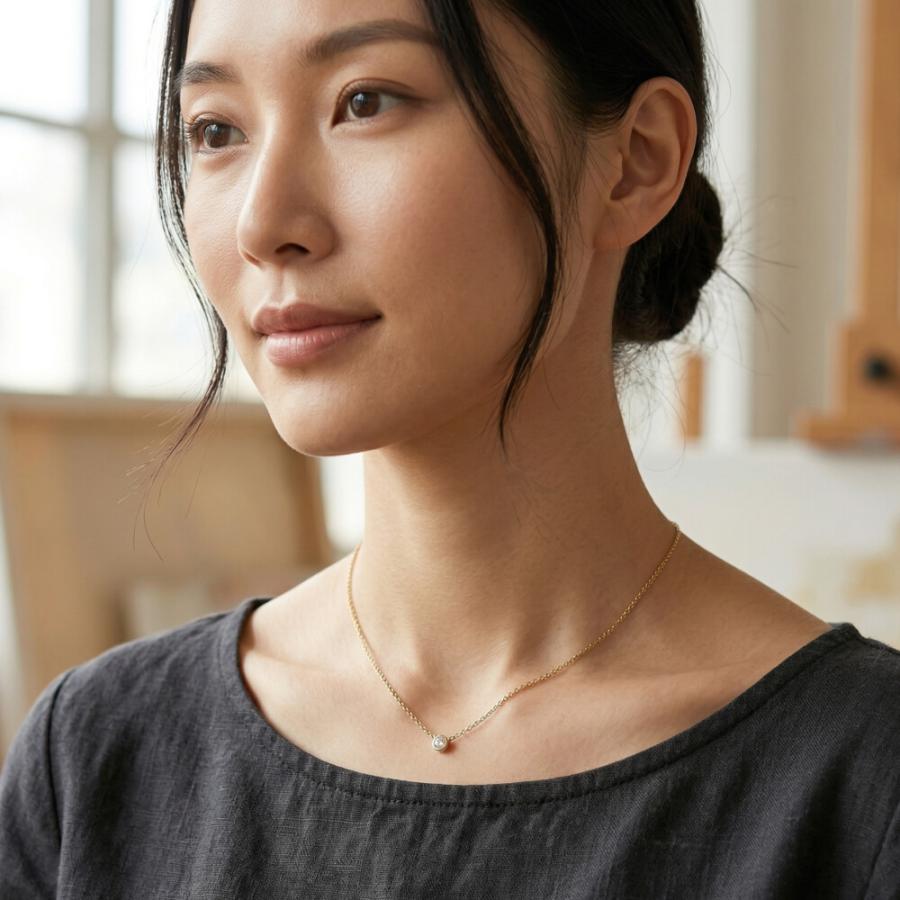 TIFFANY&Co.（ティファニー） 美品 TIFFANY＆Co バイザヤード DBY 1粒