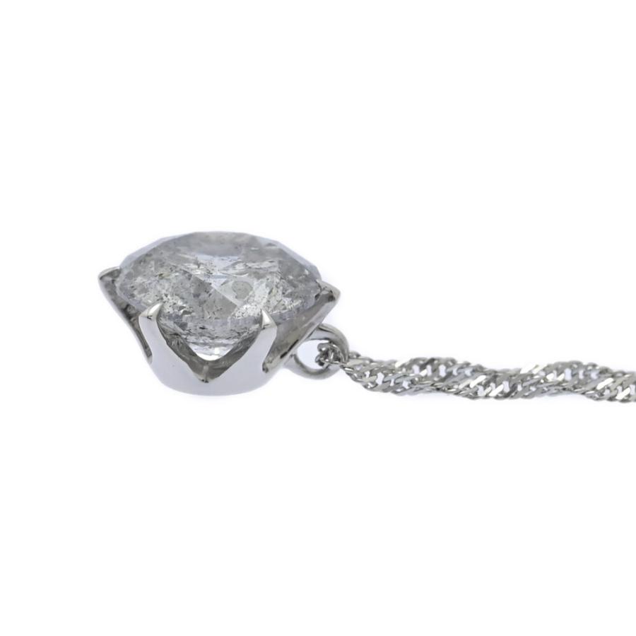 美品 1点モノ 2.352ct 大粒 ダイヤモンド ネックレス ペンダント Pt900-Pt850-3.0g プラチナ /h260227/606096_3