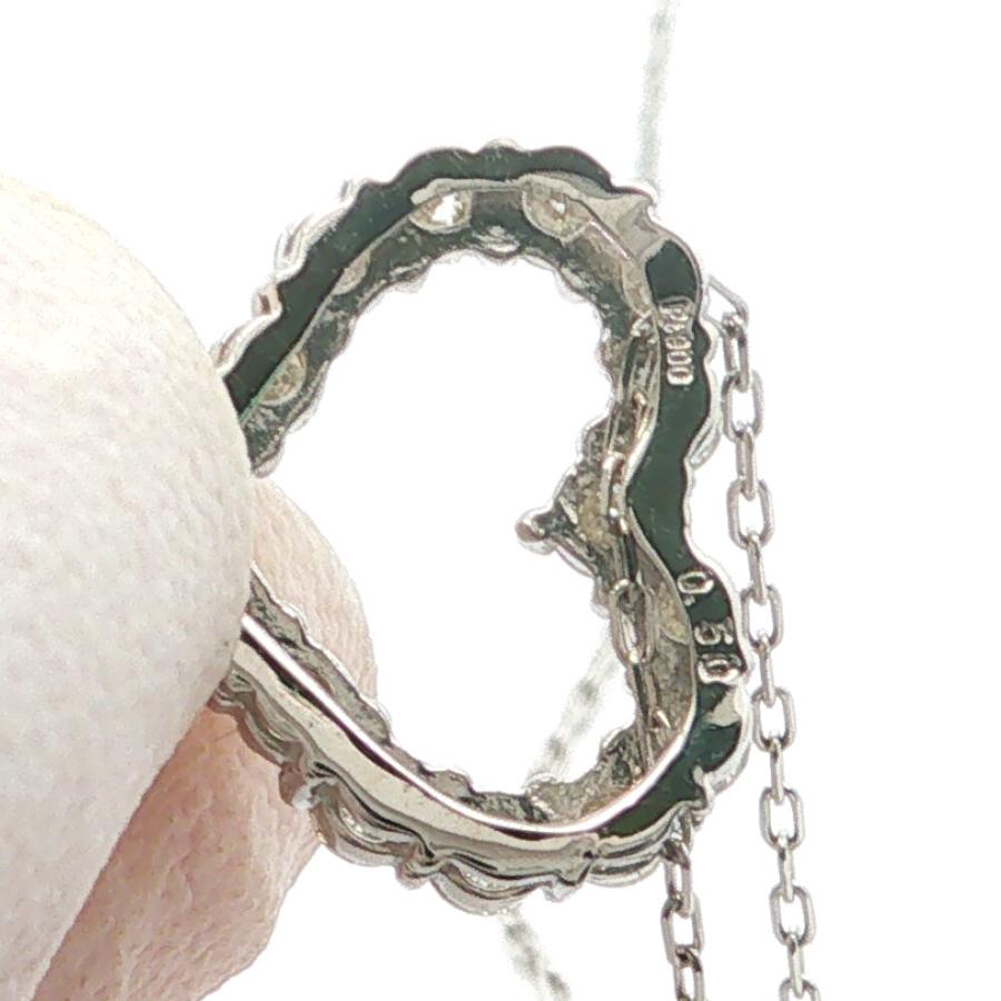 0.5ct ダイヤモンドネックレス ペンダント Pt900-Pt850-2.2g プラチナ