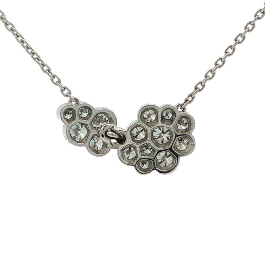 Niwaka 0.42ct 俄 ニワカ 雲モチーフ ダイヤモンド ネックレス