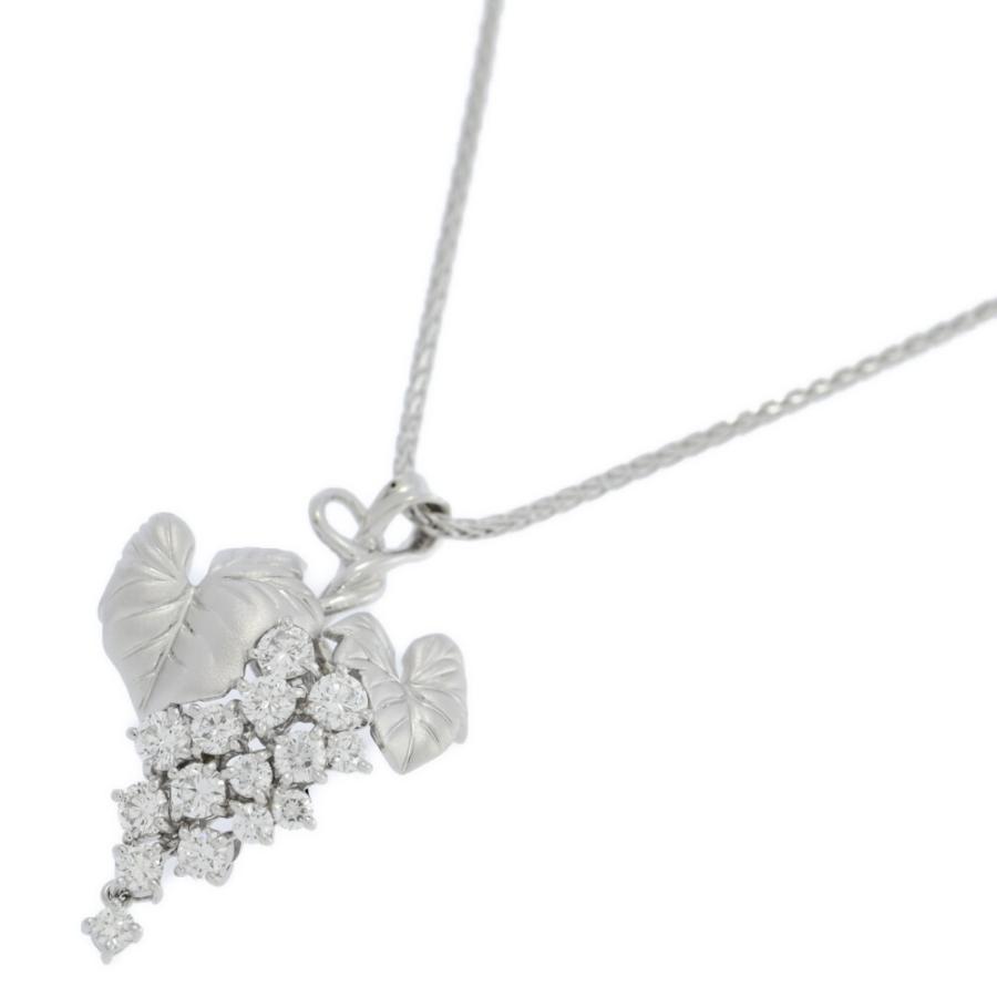 0.67ct/葡萄モチーフ・フルーツ ダイヤモンド 作家 ネックレス 