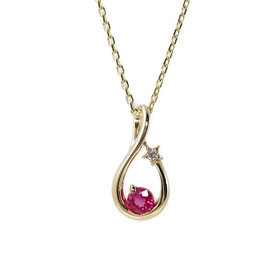 スタージュエリー RUBY SHOOTING STAR NECKLACE・ルビー