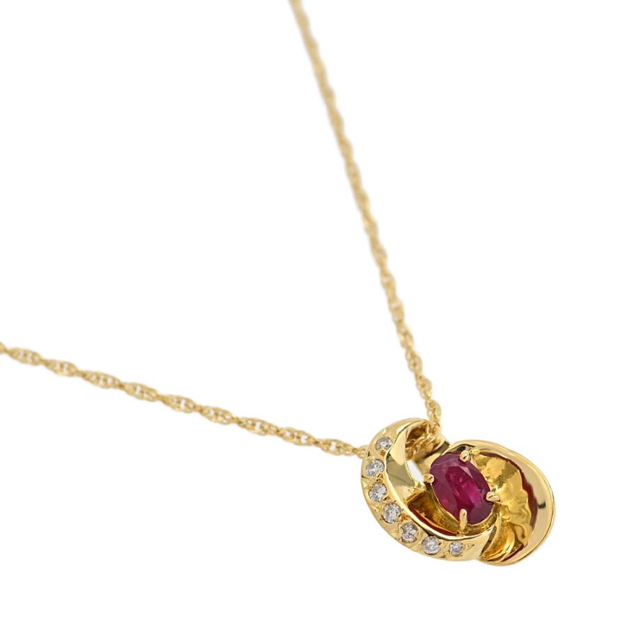【ジュエリーマキ】ルビー　メレダイヤ　プラチナネックレス ジュエリーマキ♡ 1.0ct.♡ ダイヤモンド♡ プラチナ ネックレス