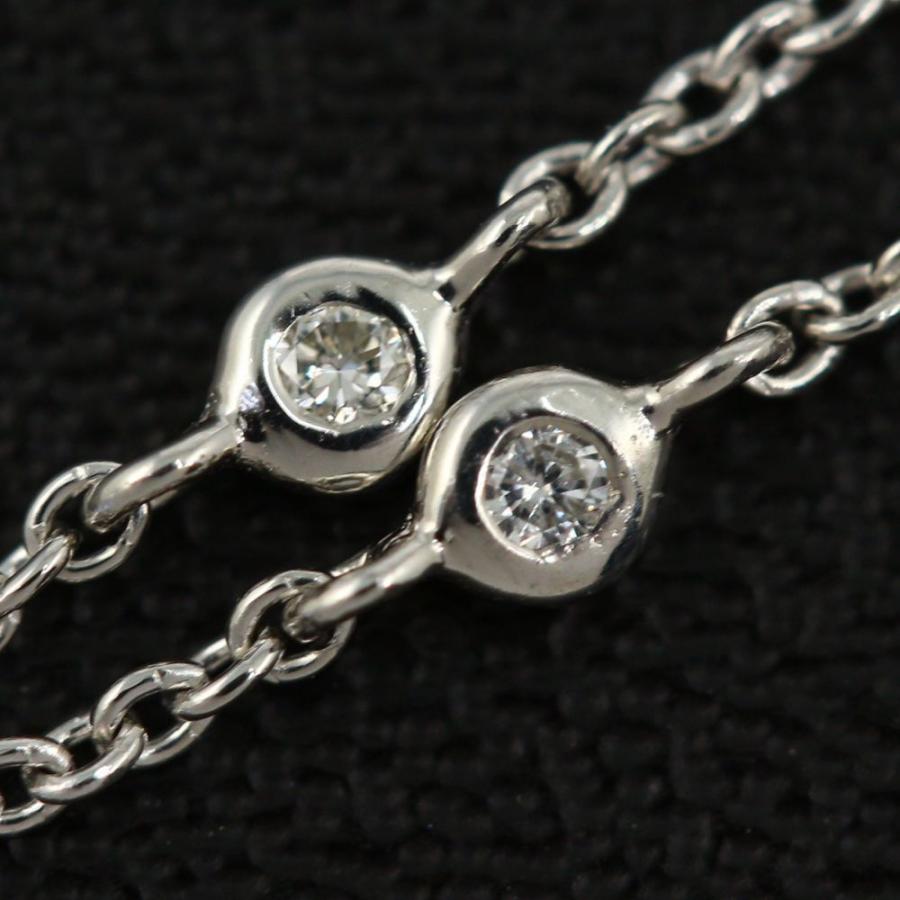 pt850 タンザナイト ダイヤ フラワー ネックレス 4℃ ヴァンドーム青山 フラワー 4Pタンザナイト ダイヤモンド