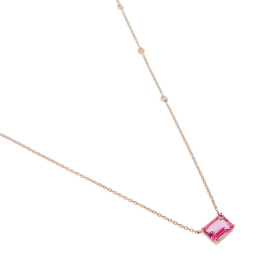 ローズゴールド ネックレス ダイヤモンド Gold & Roses ゴールドアンドローゼス トパーズ・ダイヤモンド