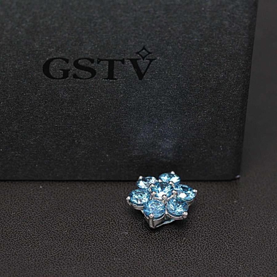 ジェムティービーGSTV(GemsTV) フラワーモチーフ 7P・ブルージルコン