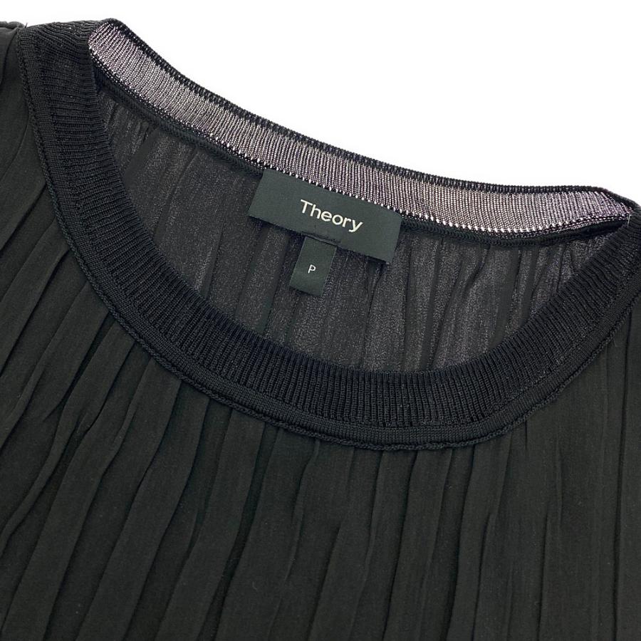 theory（セオリー） Poly Pleat Combo Rib Pleated DR ドレス