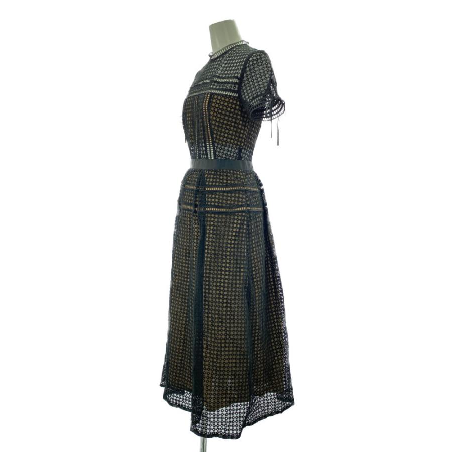 セルフポートレイト AURELIA MINI DRESS レースドレスワンピース/UK8