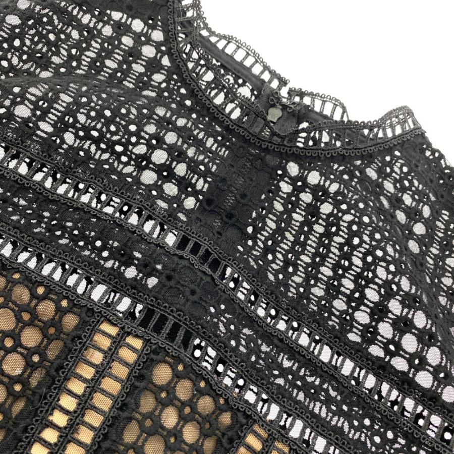 セルフポートレイト AURELIA MINI DRESS レースドレスワンピース/UK8
