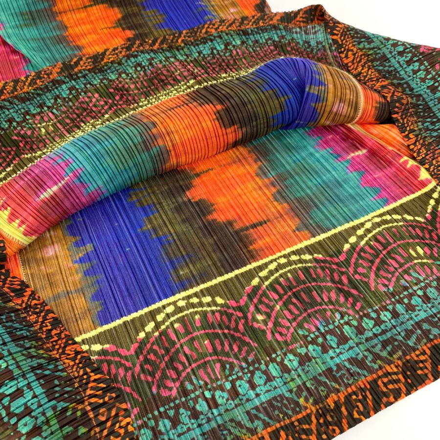 プリーツプリーズ マルチカラー ノースリーブドレスワンピース/PP03  