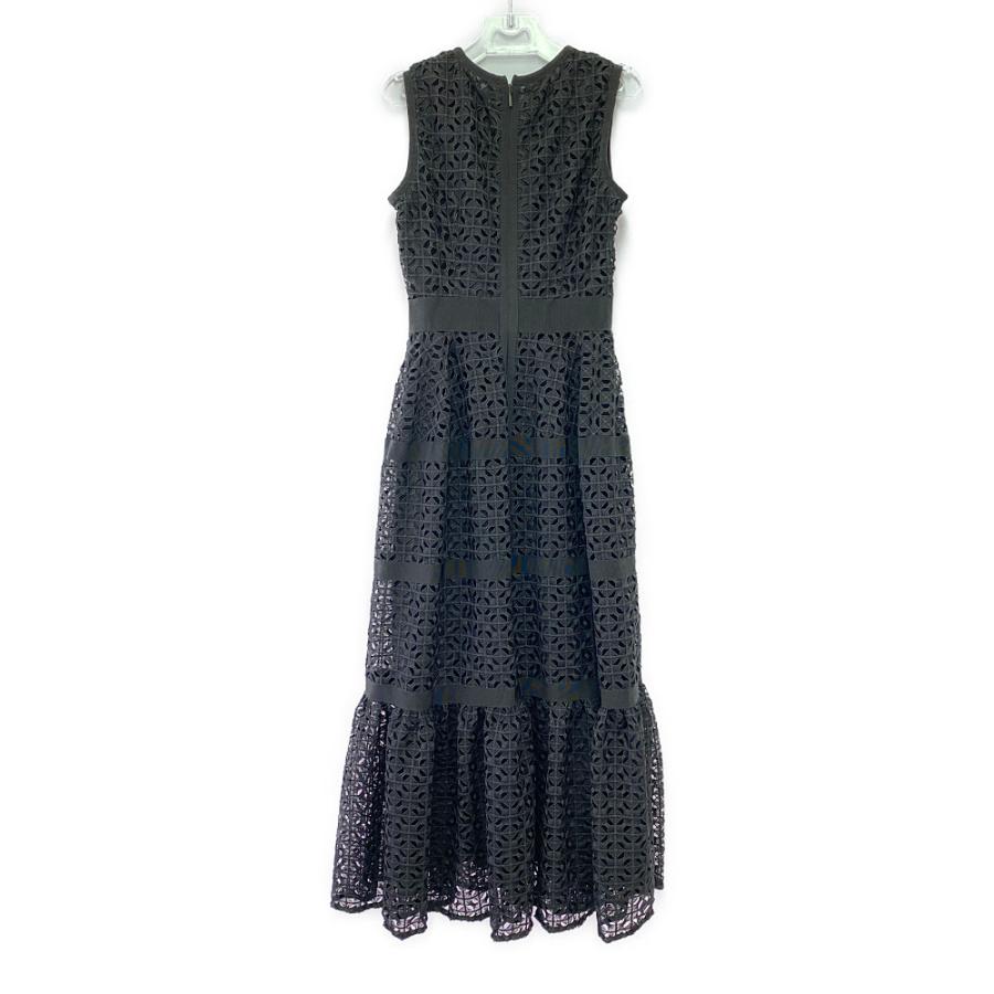 【Carolina Herrera】超美品★キャロライナヘレラ レースワンピース キャロリーナヘレラ レースティアードロングドレスワンピース/2
