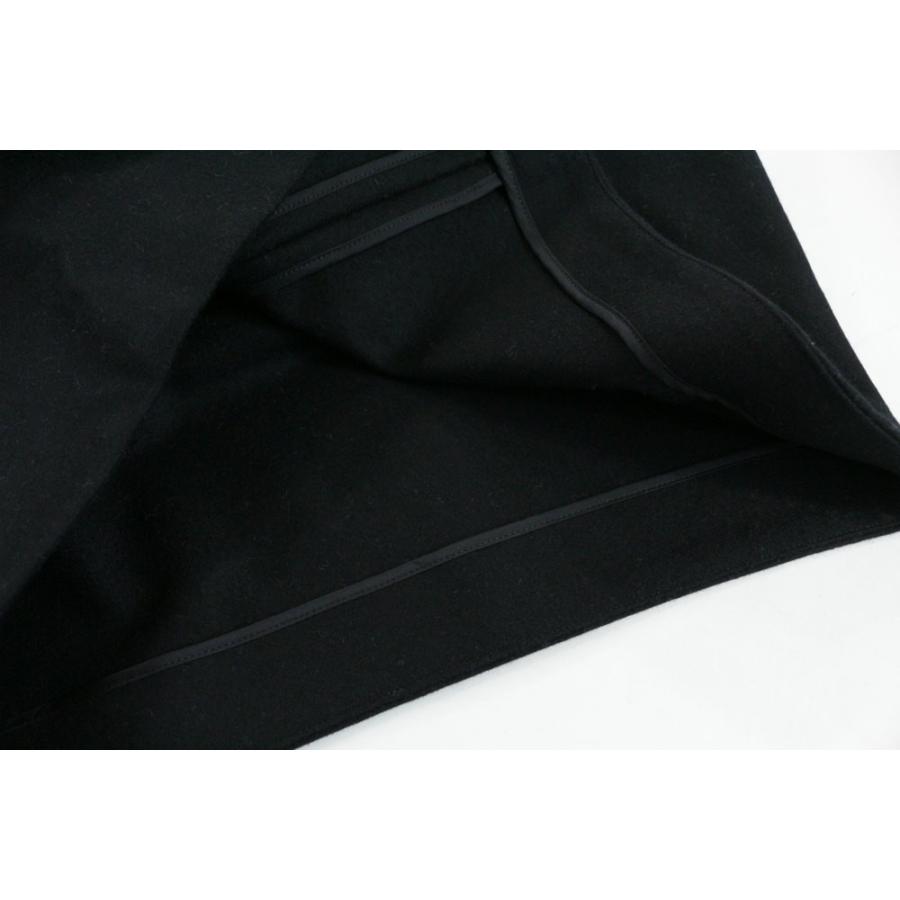 ヨーコチャン ウール ノースリーブワンピース/YCD-416-280/38/ブラック