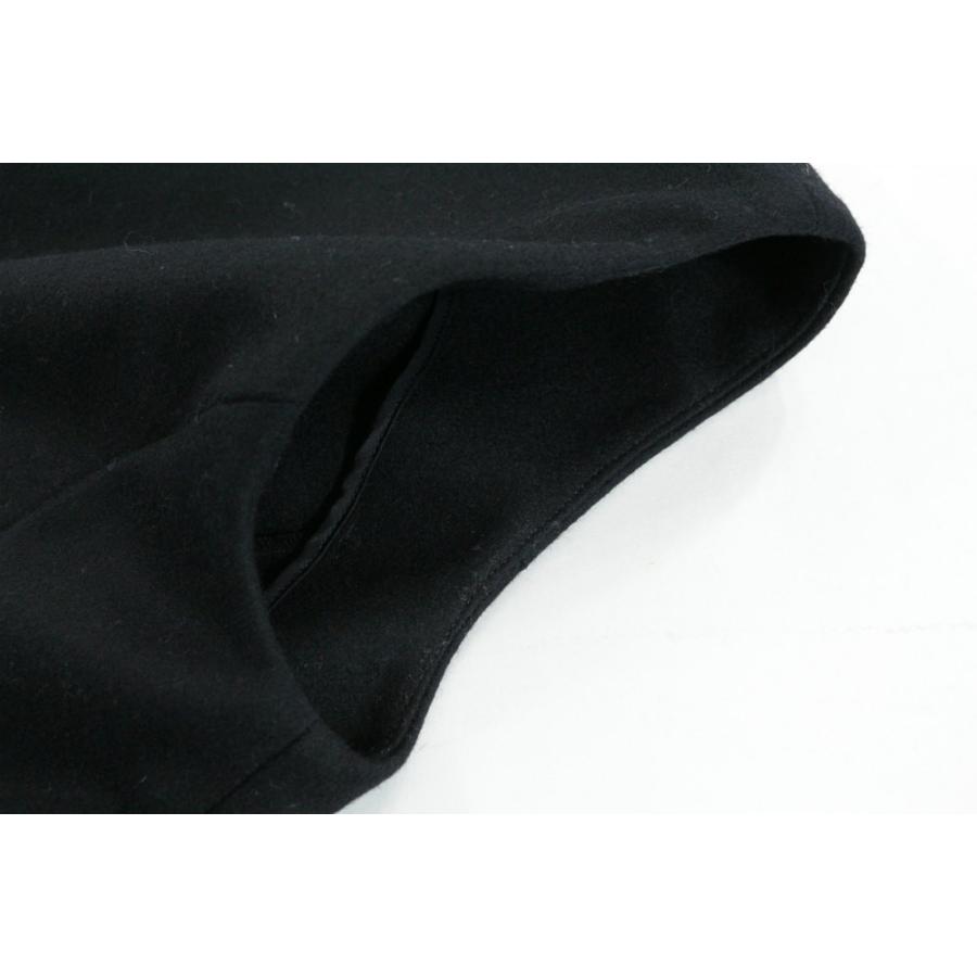 ヨーコチャン ウール ノースリーブワンピース/YCD-416-280/38/ブラック