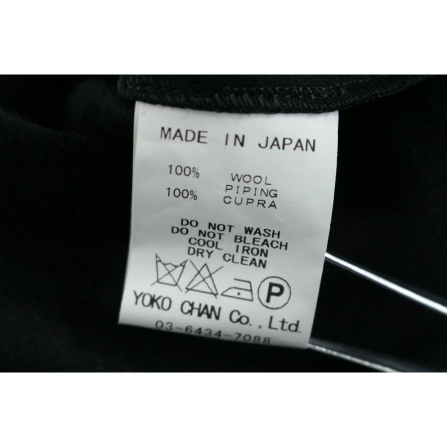 ヨーコチャン ウール ノースリーブワンピース/YCD-416-280/38/ブラック