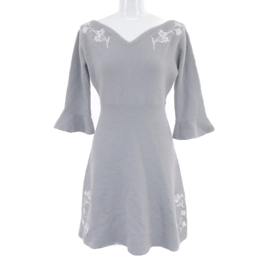 ジルバイジルスチュアート 花柄 ニットワンピース 125 Fr グレー Jill By Jillstuart Rf1 B Oopc4724l リファスタ Yahoo ショッピング店 通販 Yahoo ショッピング