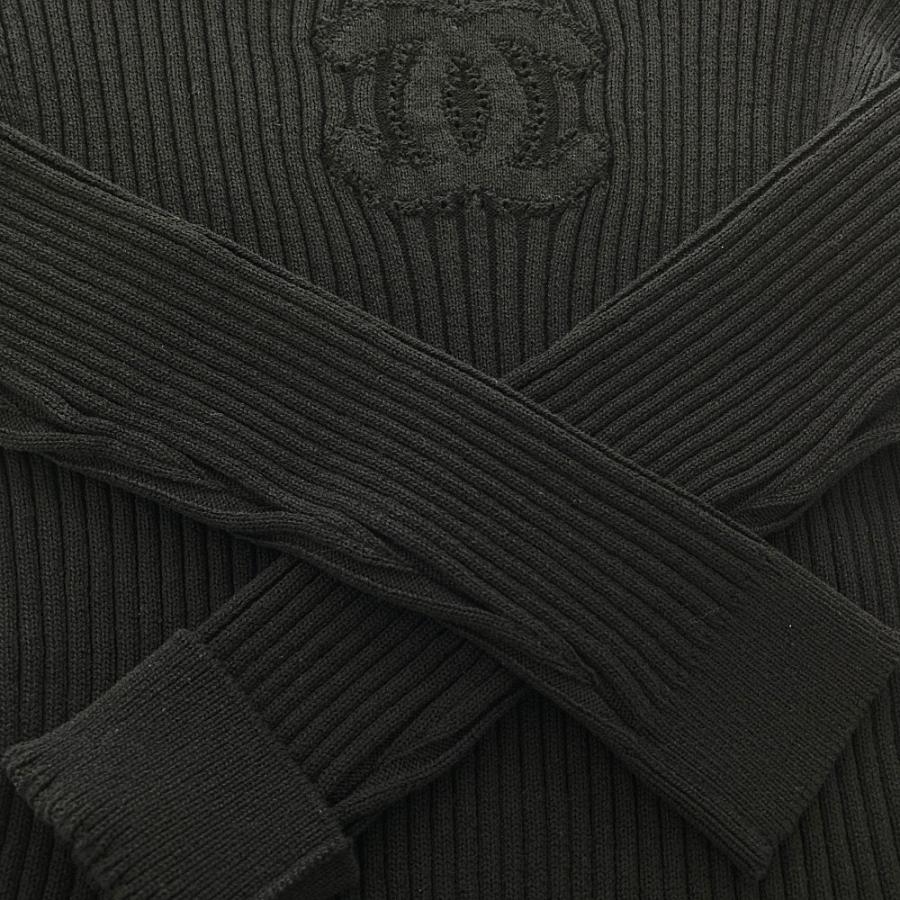 Sale 30 Off シャネル 長袖 Dressワンピース ココマーク ポケット ニット 34 ブラック シルバー金具 Chanel S レディース B0611 春物がお買い得 週末限定sale Hill Country Visitor Com