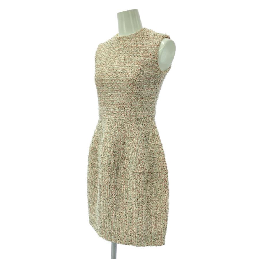 ヨーコチャン YOKOCHAN ツイードバルーンワンピース