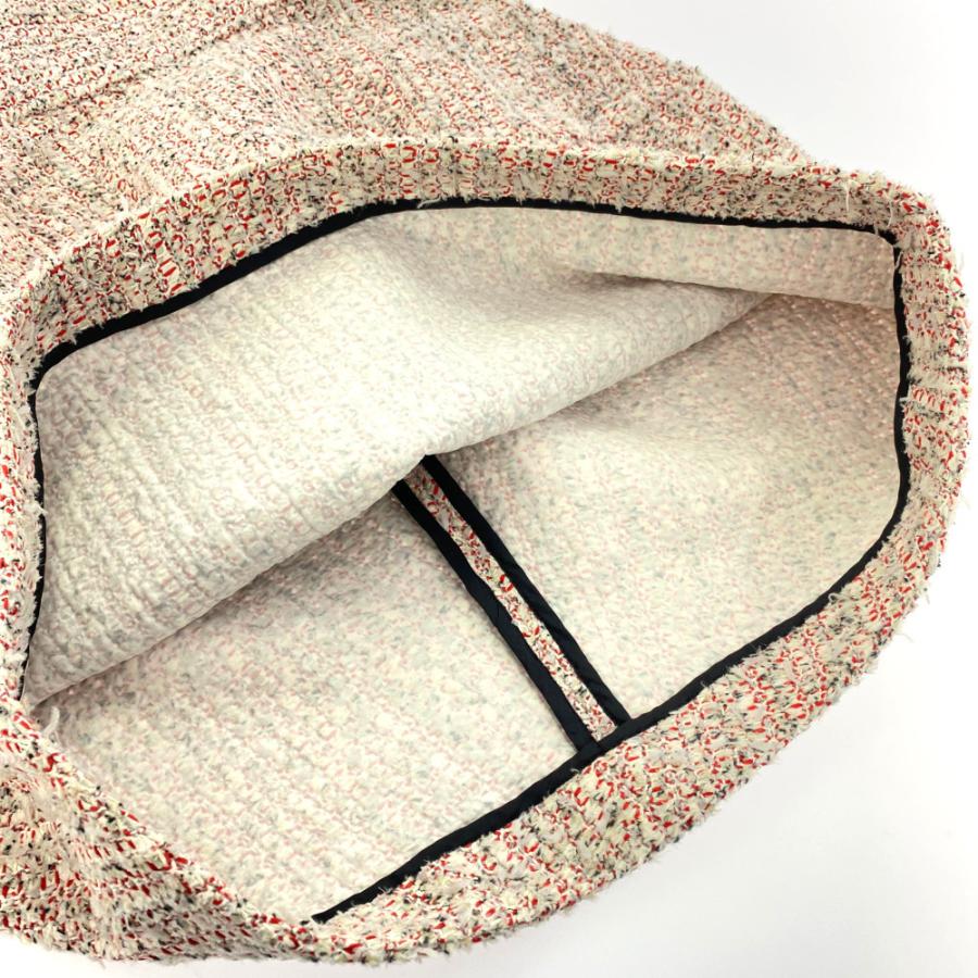 【極美品】 YOCO CHAN ツイード バルーンワンピース ノースリーブ 38 ヨーコチャン ノースリーブ・ツイードバルーンワンピース/YCD