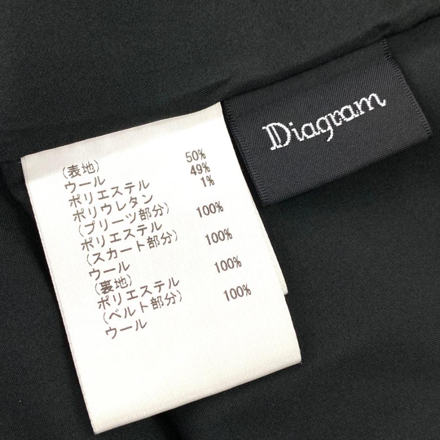 ダイアグラムグレースコンチネンタル プリーツ切替チェックワンピース