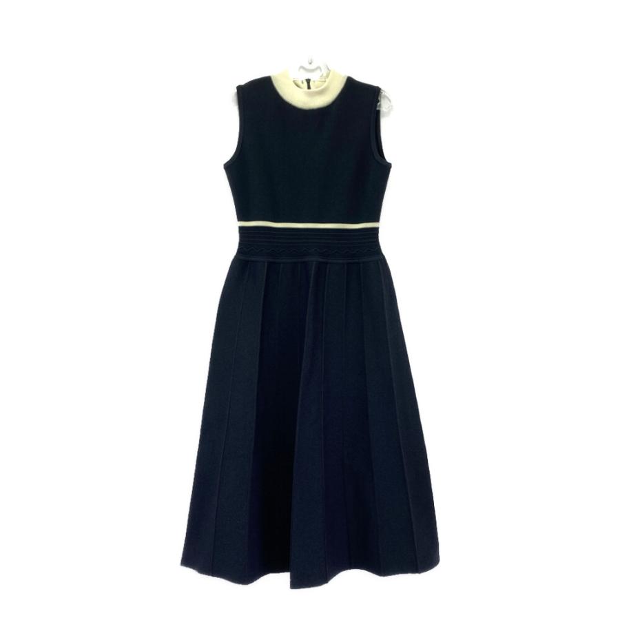 エムマーリエルカセット バイカラーニット・ワンピース/30172201/7  