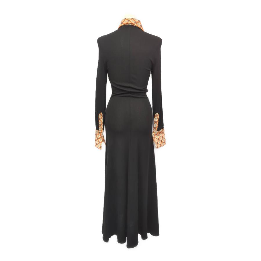 ETRO エトロ フラワーパターン 切り替え シャツ ロングワンピース/232-11640-0498/38/ブラック/マキシ丈/b260202/604447 | ETRO | 02