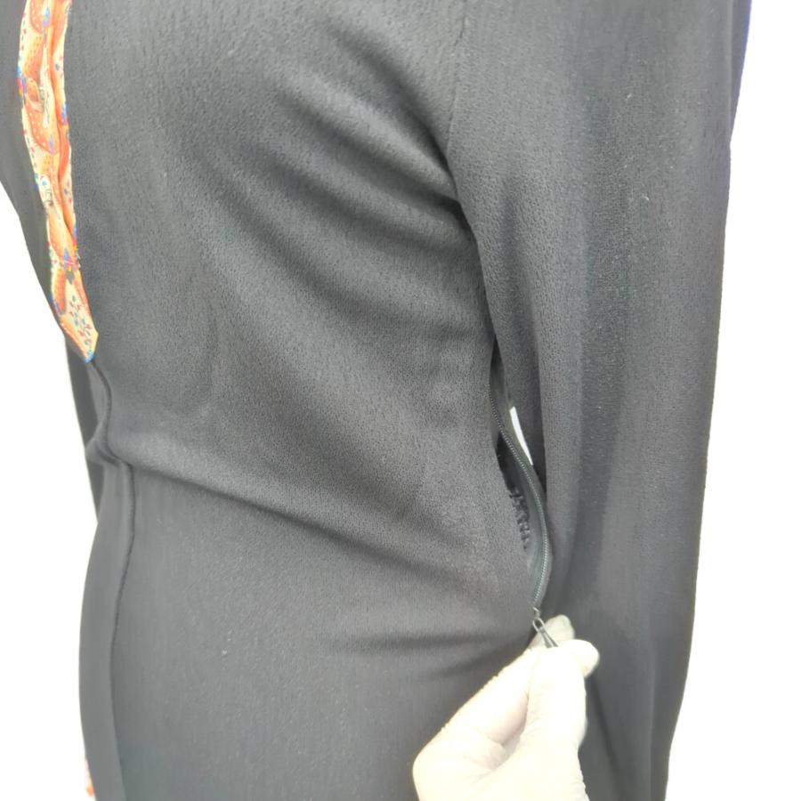 ETRO エトロ フラワーパターン 切り替え シャツ ロングワンピース/232-11640-0498/38/ブラック/マキシ丈/b260202/604447 | ETRO | 05