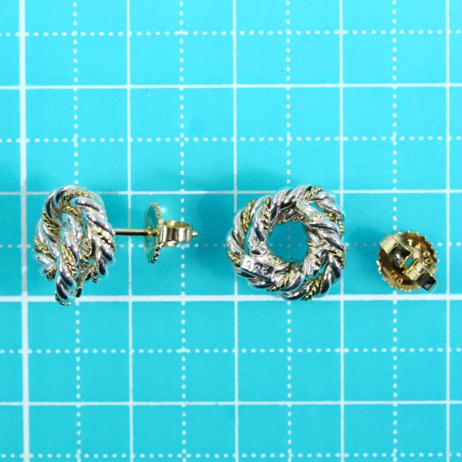TIFFANY&Co. ティファニー ツイスト・コンビスタッドピアス