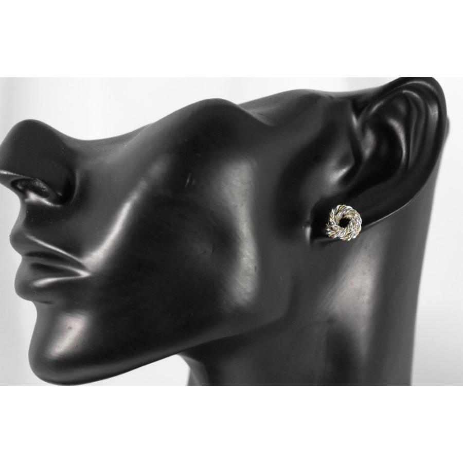 ティファニー ツイスト SV925 ピアス TIFFANY&Co. ティファニー ツイスト・コンビスタッドピアス