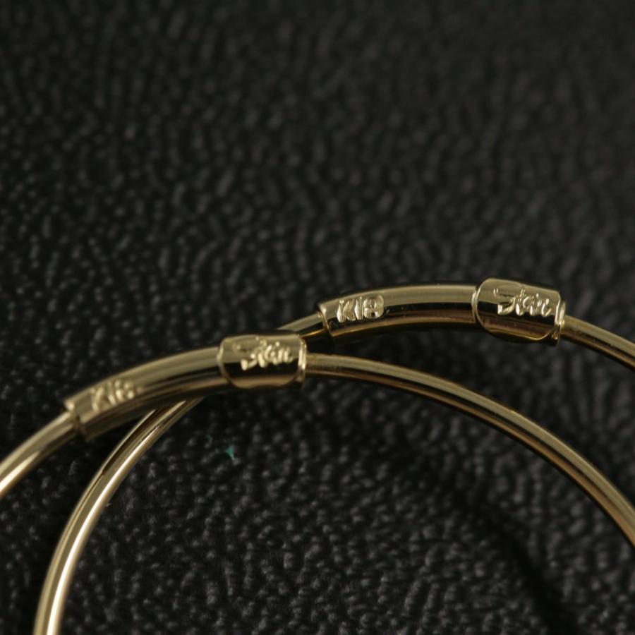 美品 ✨ スタージュエリー K18ゴールド バタフライ ピアス ダイヤモンド スタージュエリー チャーム付・ループ バタフライモチーフ