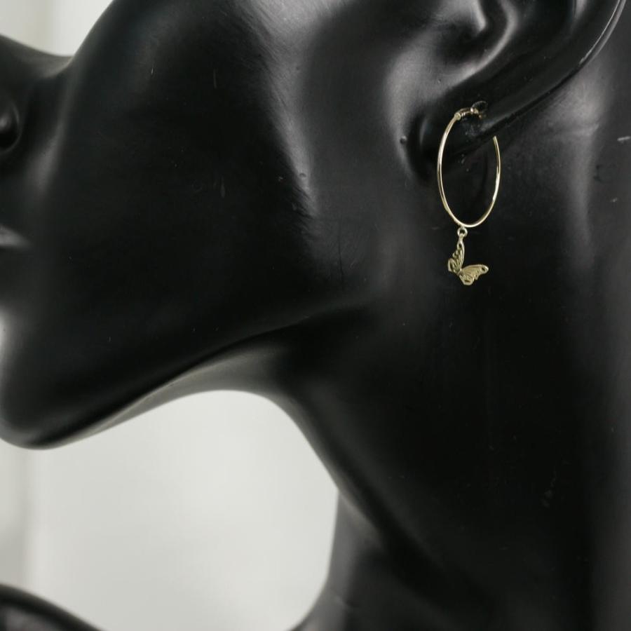 スタージュエリー チャーム付・ループ バタフライモチーフ