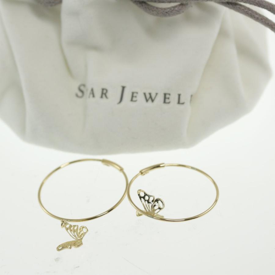 スタージュエリー チャーム付・ループ バタフライモチーフ