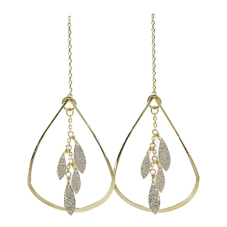 agete ゴールド フック式ピアス　チャーム agete（アガット）の「【EAR DRESS】ピアス＆ピアスチャーム