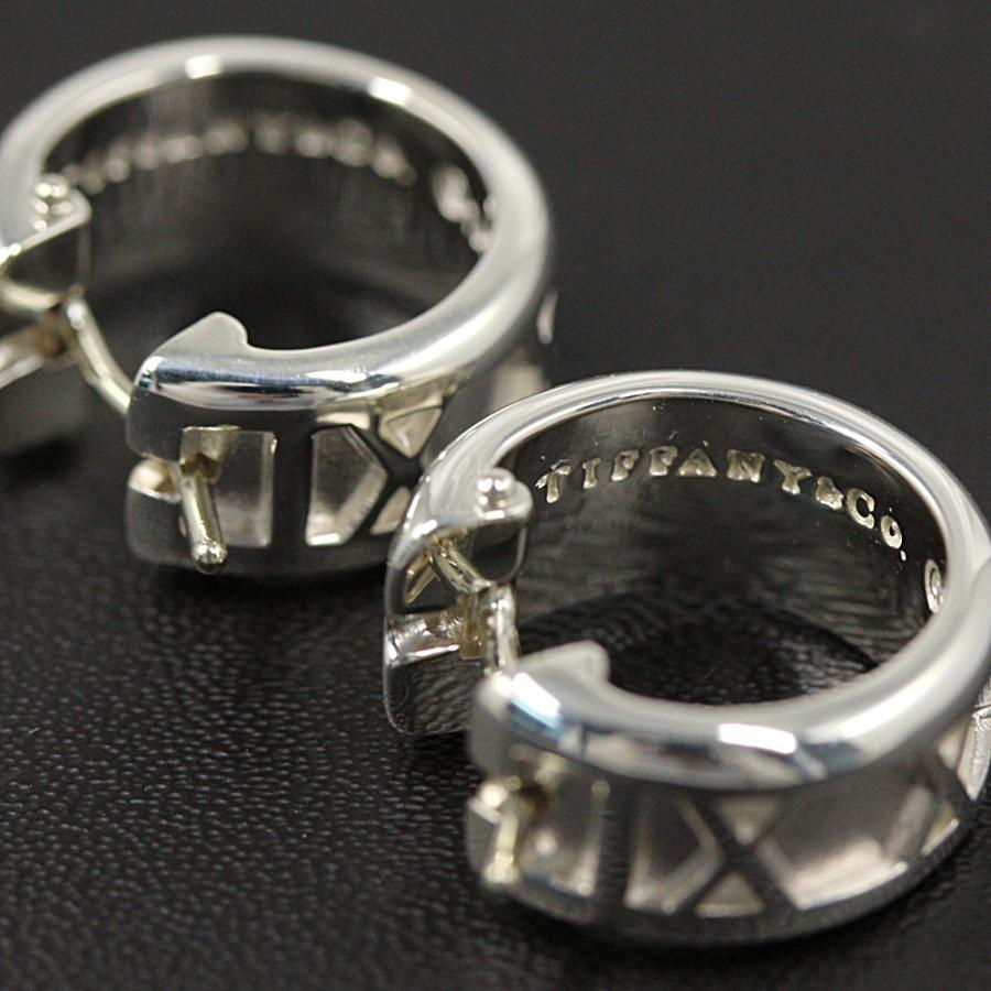 TIFFANY&Co. ティファニー アトラス・フープピアス/Sv925-7.4g