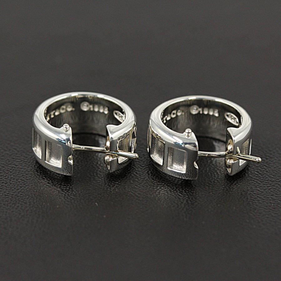 ティファニー TIFFANY&CO アトラス フープ ピアス SV925 TIFFANY&Co. ティファニー アトラス・フープピアス/Sv925-7.0g
