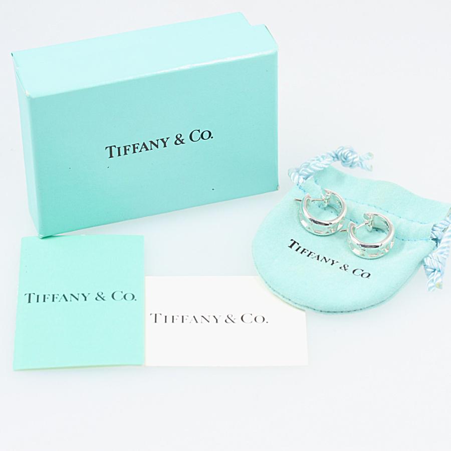 ティファニー TIFFANY&CO アトラス フープ ピアス SV925 レディース] ティファニー アトラス フープピアス シルバー SV925