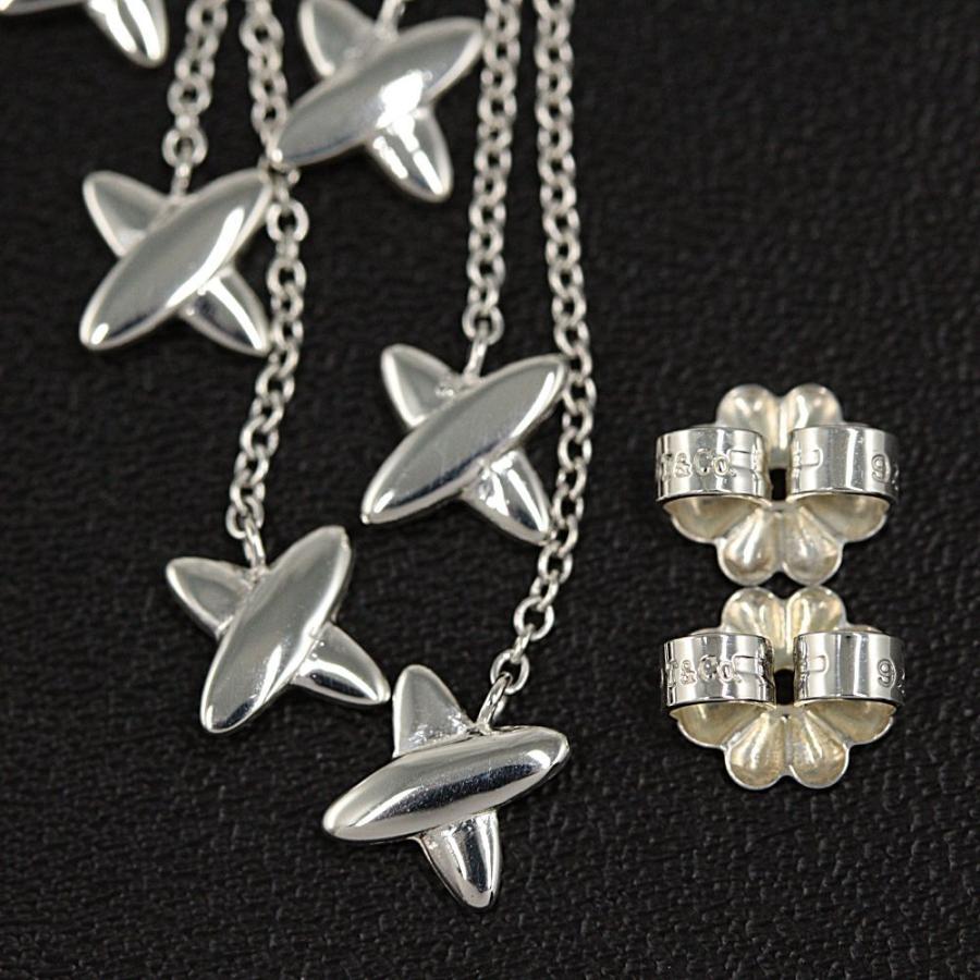 TIFFANY&Co.（ティファニー） キス 3モチーフ スウィングピアス/Sv925