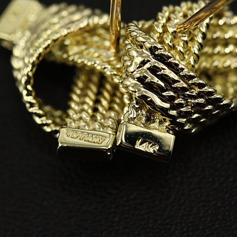 Tiffany & Co. メッシュノットピアス TIFFANY&Co.】ティファニー メッシュ ノット ピアス シルバー925