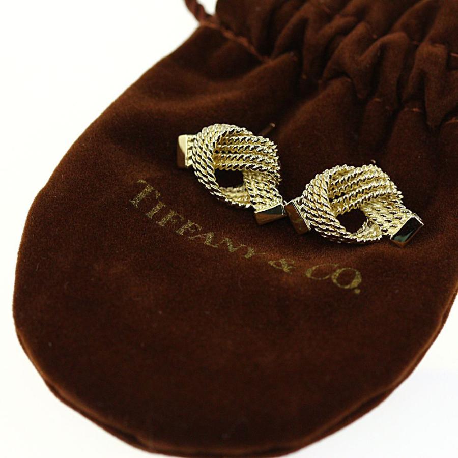TIFFANY&Co. ティファニー メッシュ サマセットノットピアス