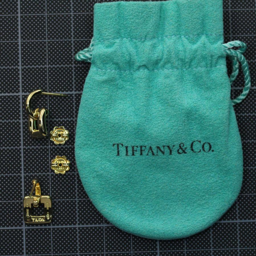 TIFFANY&Co.（ティファニー） ビスケイン スクエアフリルピアス/K18YG