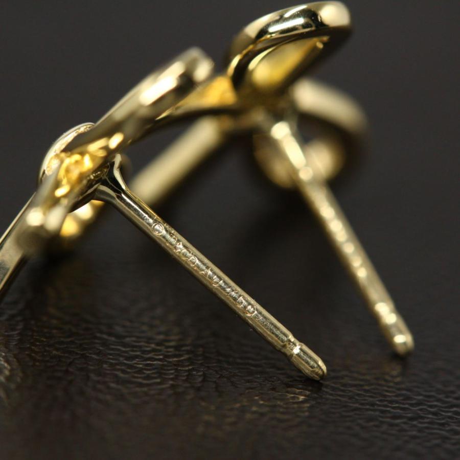 TIFFANY&Co.（ティファニー） ボウ リボンピアス/K18YG/750-2.1g