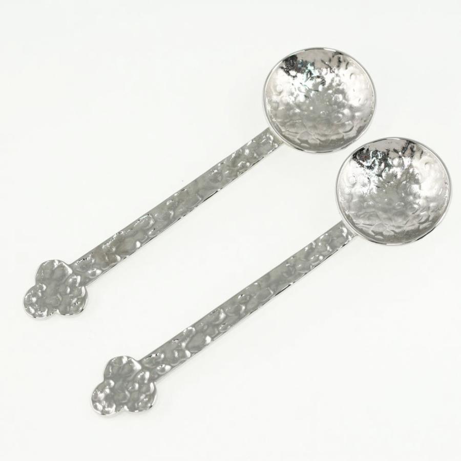 LOEWE ロエベ ハンマーテクスチャ スプーン ピアス/-39.3g