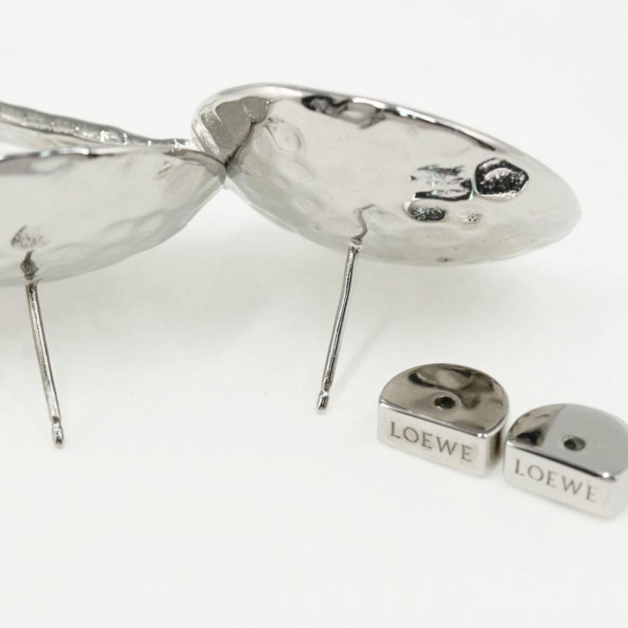 【超希少・美品】ロエベ　レディース　ピアス　スプーン　ハンマーテクスチャ 超希少・美品】ロエベ レディース ピアス スプーン ハンマー
