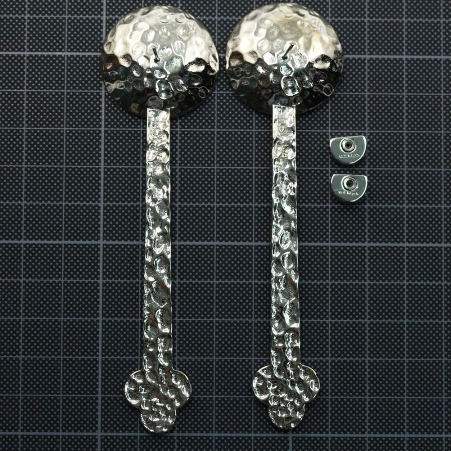 LOEWE ロエベ ハンマーテクスチャ スプーン ピアス/-39.3g