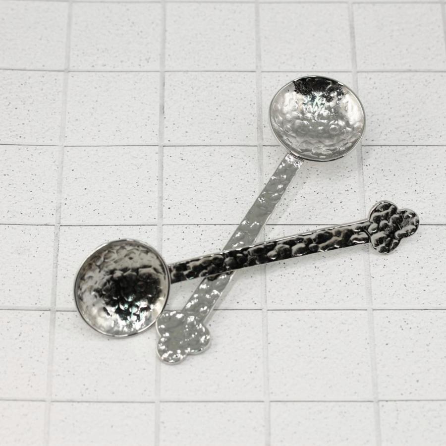 LOEWE ロエベ ハンマーテクスチャ スプーン ピアス/-39.3g