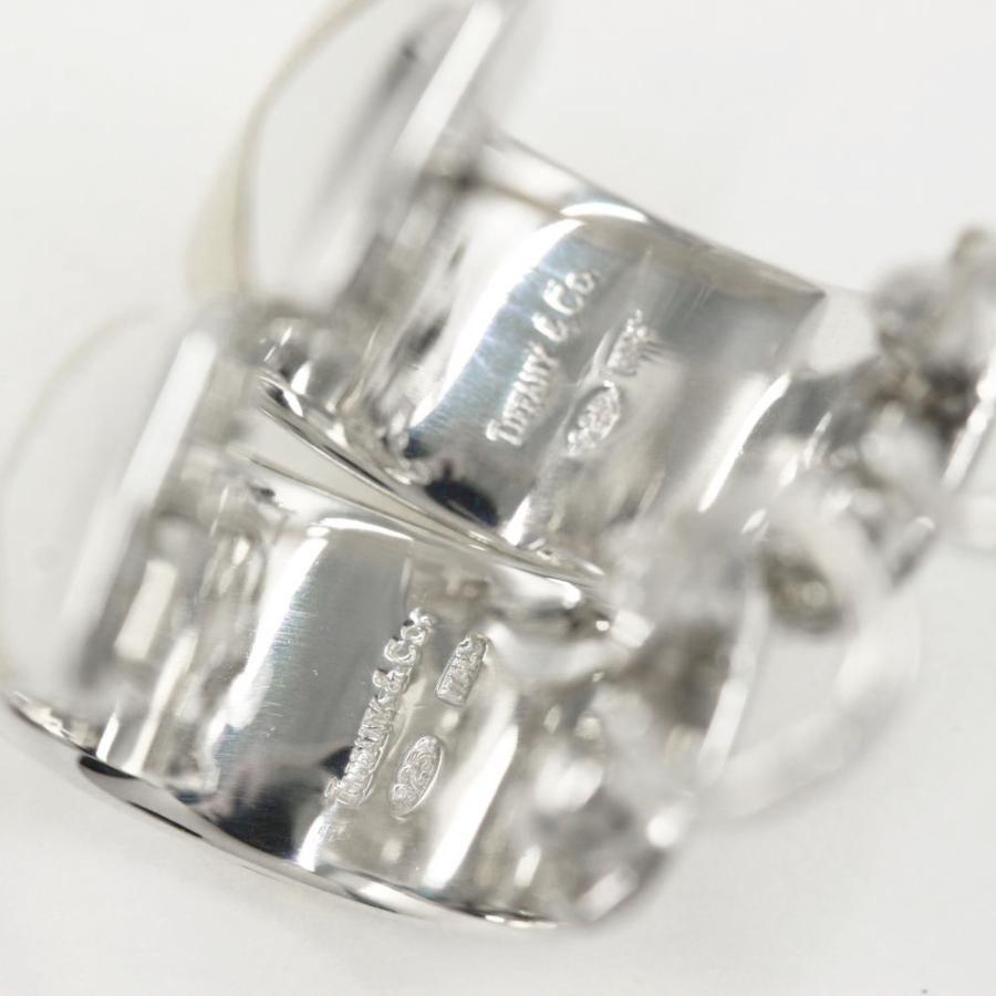 TIFFANY】シルバー ・K18(750)コンビデザインピアス(片耳用)