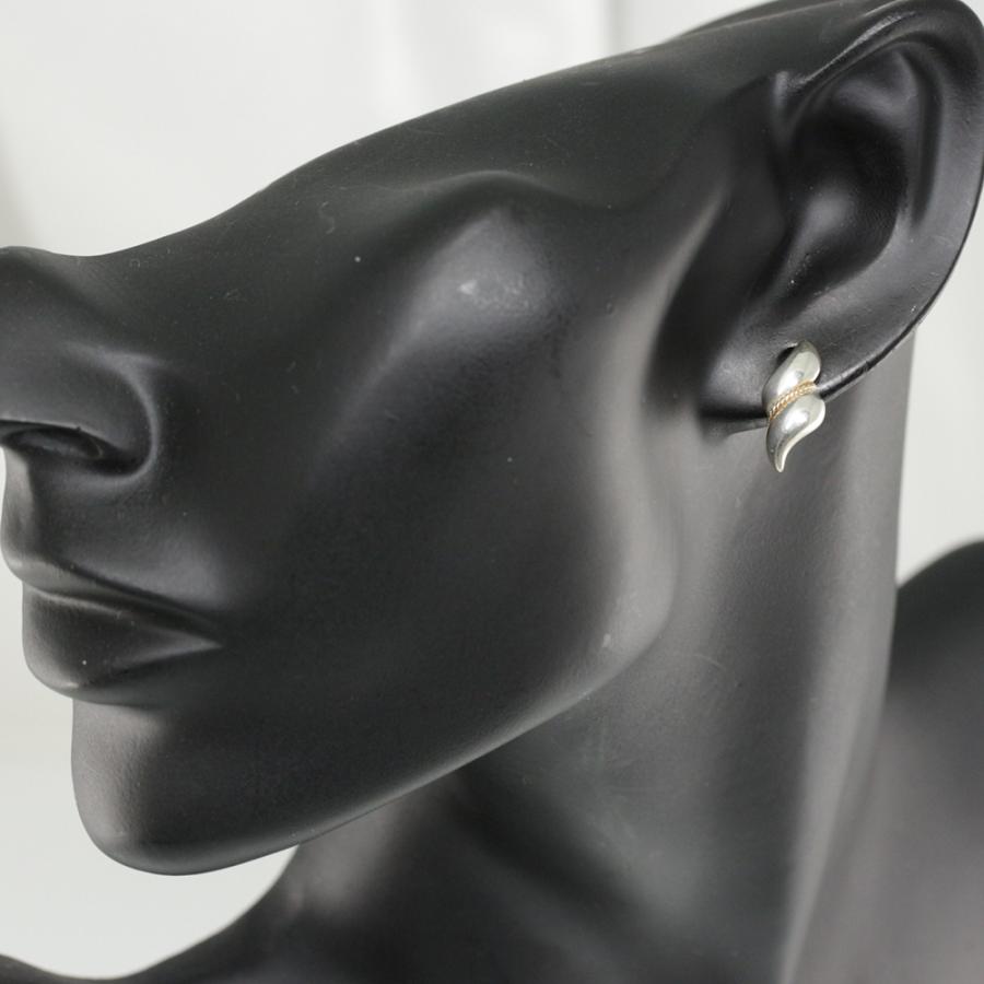 TIFFANY&Co. ティファニー シェルツイストピアス/Sv925×K14/585 TIFFANY&Co. ティファニー シェルツイストピアス/Sv925×K14/585