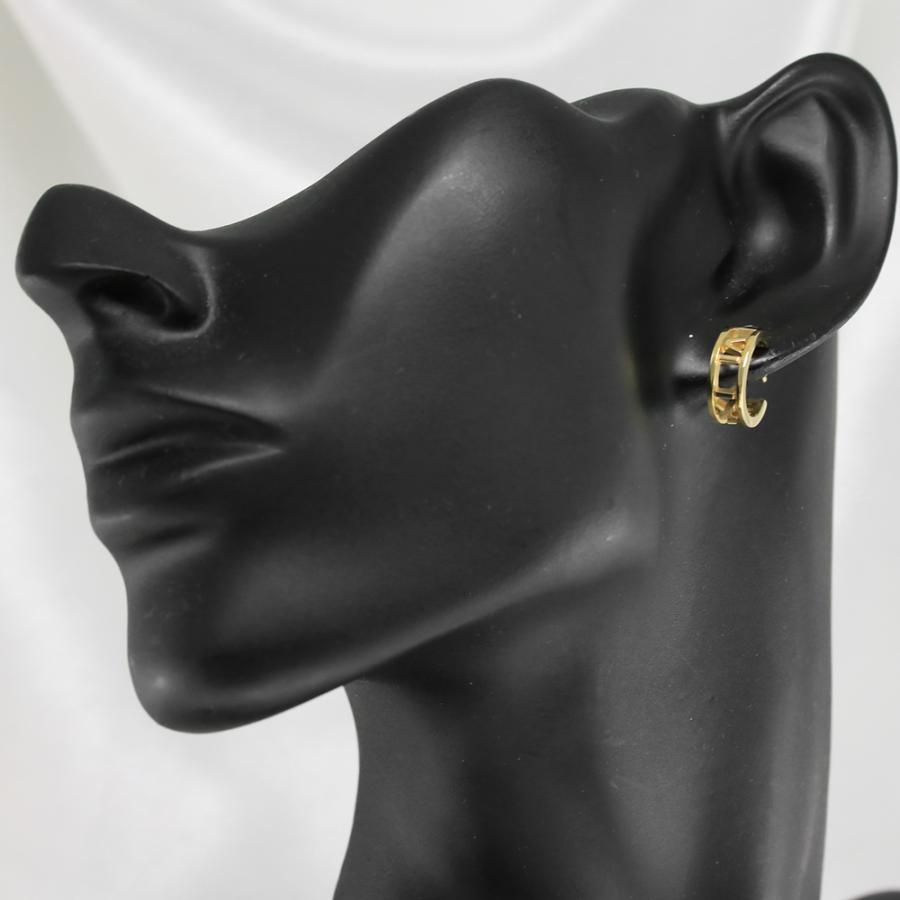 Tiffany & Co. ゴールドピアス TIFFANY&Co. ティファニー オープンアトラスピアス/K18YG/750